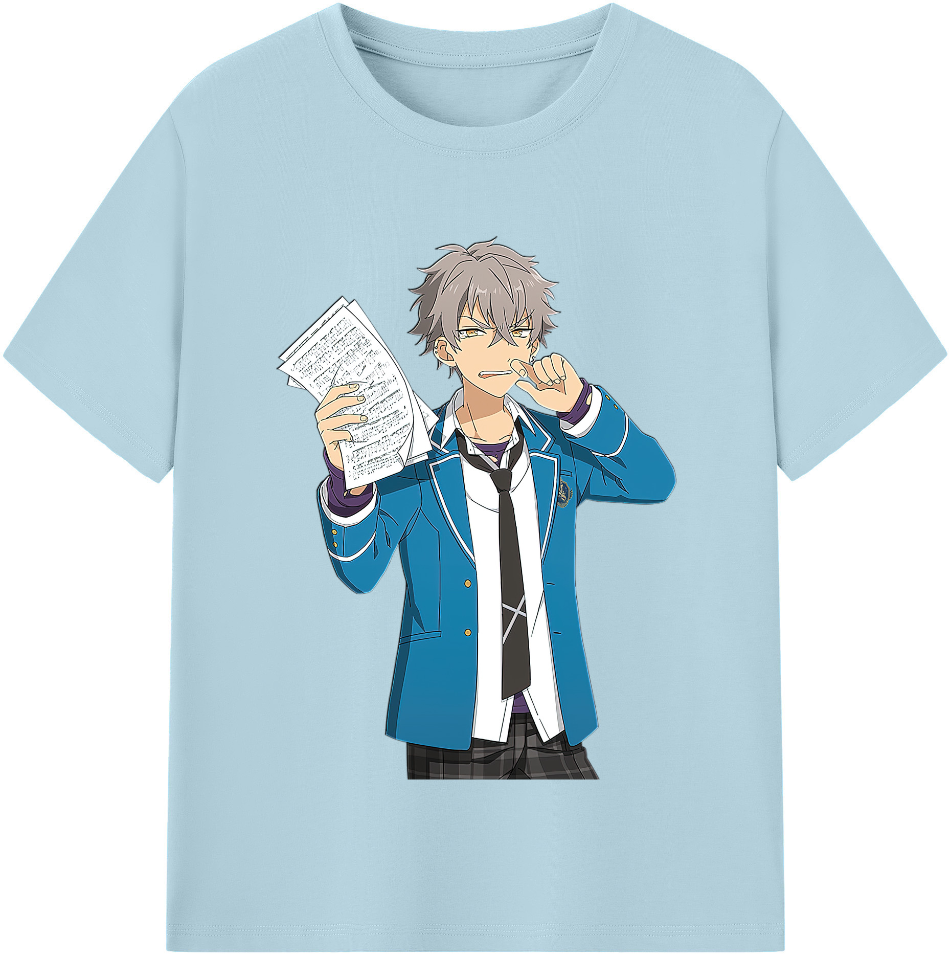 （画像用） あんさんぶるスターズ! Ensemble Stars 綿100％半袖Tシャツ（フロントプリント）